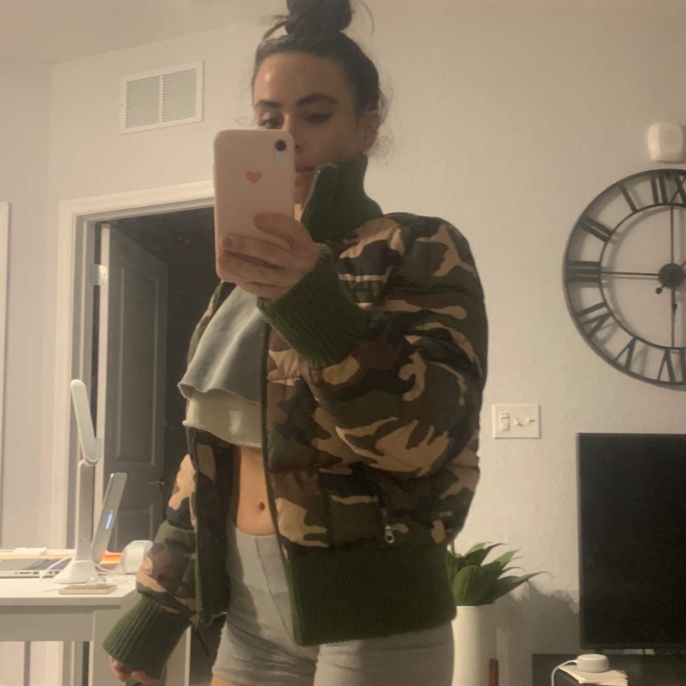 Tommy Hilfiger Camouflaged puffer